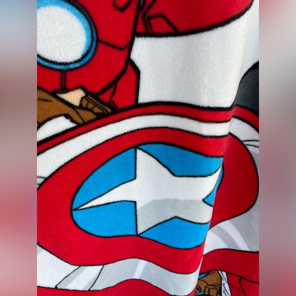 Kid’s The Avengers Marvel Fleece Throw Blanket 45”x60” - Picture 8 of 13